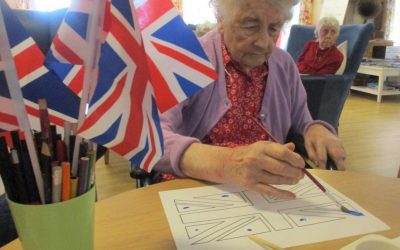 Celebrating VE Day at Hill House