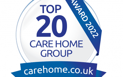 Woodlands and Hill Brow Group awarded and recognised as being in the Top 20 Care Home Groups nationally: